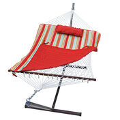Algoma Rope Hammock, Stand, Pad, and Pillow Combination
