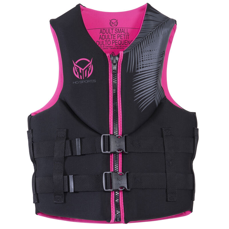 HO Women's Pursuit Life Jacket - Black/Pink - XL image number 1