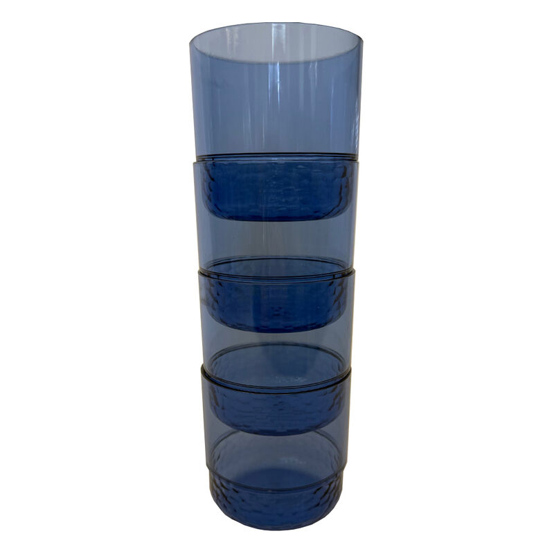 Phantom Chef Acrylic Pitcher with 4 Cups - Royal Blue image number 3