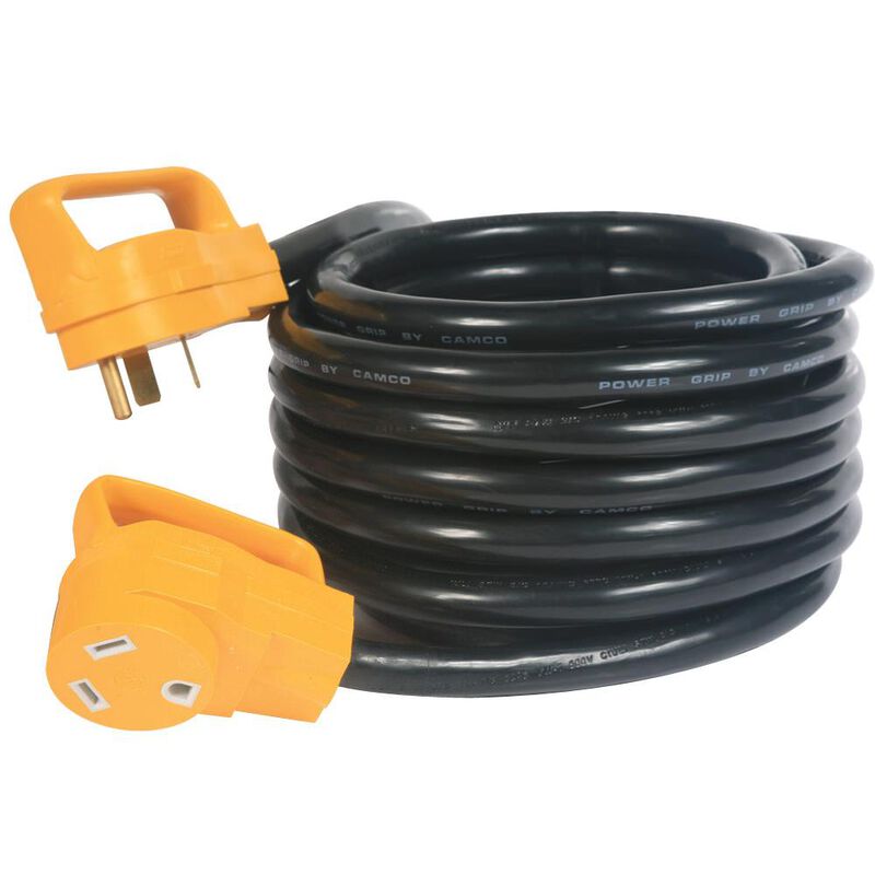 25' 30-Amp Power Grip RV Extension Cord image number 1