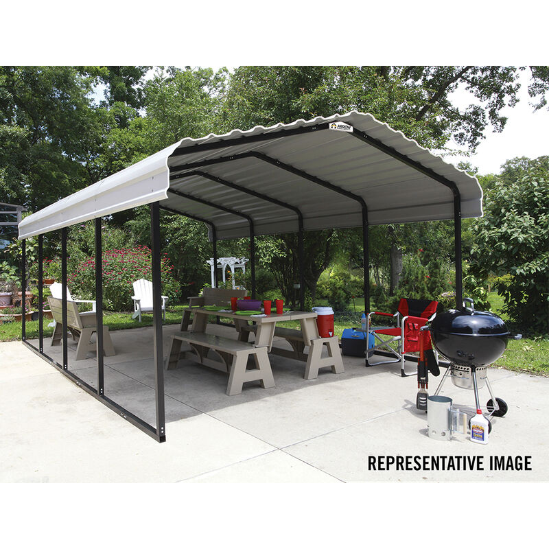 ShelterLogic Arrow Carport, 12'W x 29'L x 7'H image number 2