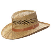 Dorfman Pacific Men's Gambler Rush Straw Hat