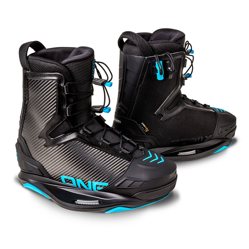 Ronix One Carbitex Intuition+ Wakeboard Boot, Azure Blue, Size 8 image number 3
