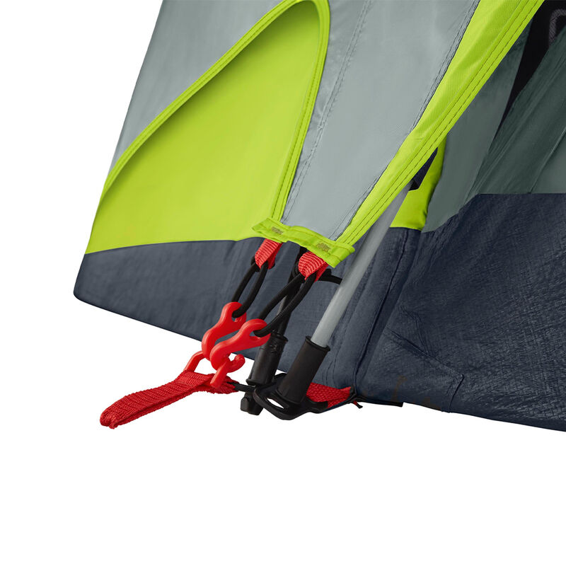 Coleman Skydome 4-Person Camping Tent With Screen Room, Rock Gray image number 4