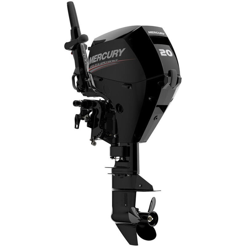 Mercury 20hp EFI Tiller FourStroke Outboard Motor - 20" Shaft, Manual Tilt/Trim, Manual Start