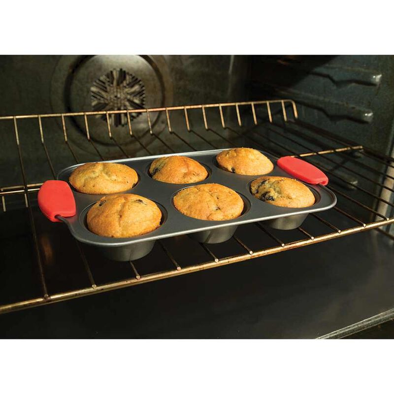 Silicone Handle Muffin Pan image number 4