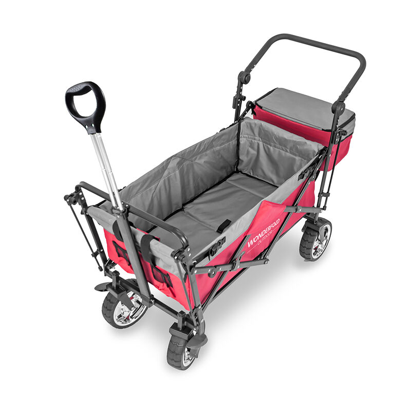 Wonderfold Outdoor S4 Push and Pull Premium Utility Folding Wagon with Canopy image number 32