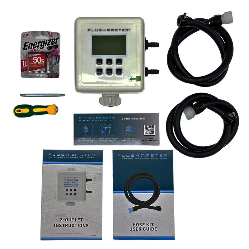 Flushmaster Outboard Flushing System, 2-Outlet, 7' Hose image number 4