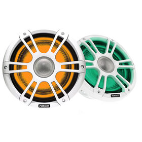 FUSION Signature Series 3 - 8.8" Speakers - White Sports Grille