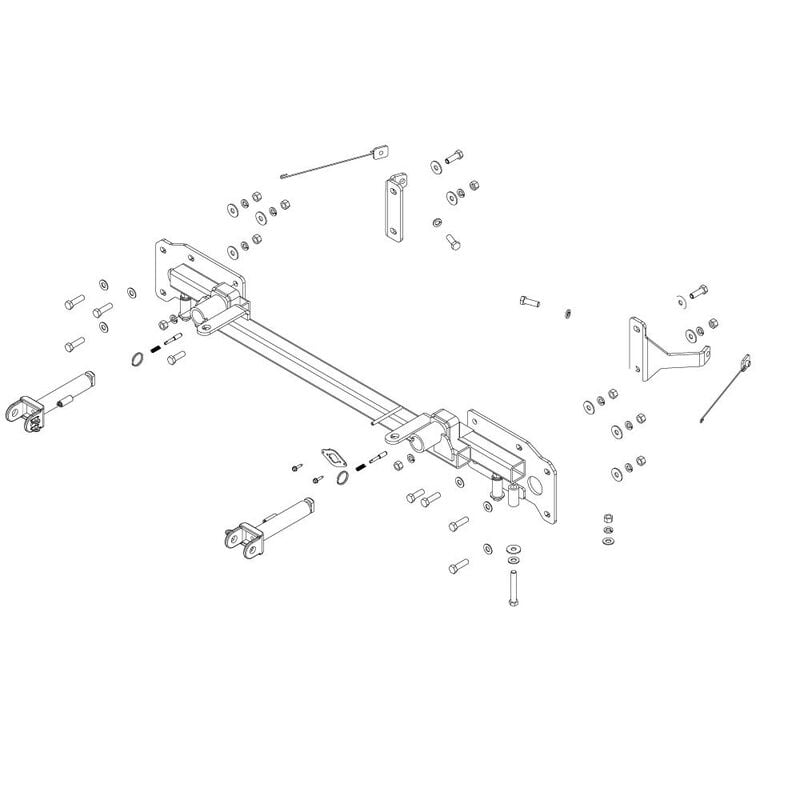Roadmaster 521465-4 Crossbar-Style Baseplate Kit, 2022-2025 Jeep Wagoneer image number 3