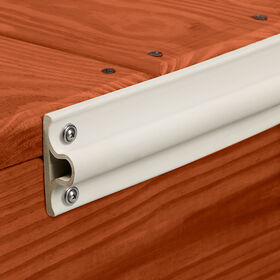 EPDM Dock Edging White Large "D" Profile 6' Length