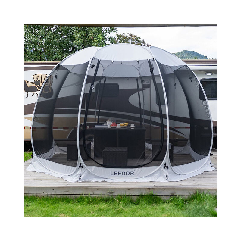 Leedor Pop-Up Screen House Tent, 15' x 15', Gray image number 6