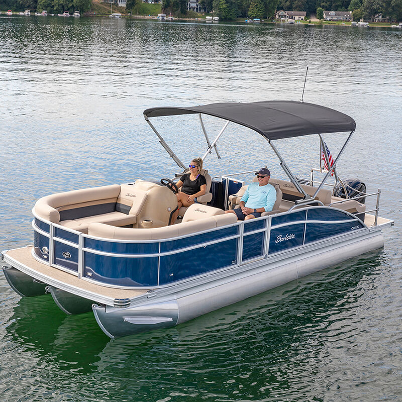 SureShade Power Automatic Bimini Top For Pontoon And Deck Boats w/Anodized Aluminum Frame image number 8