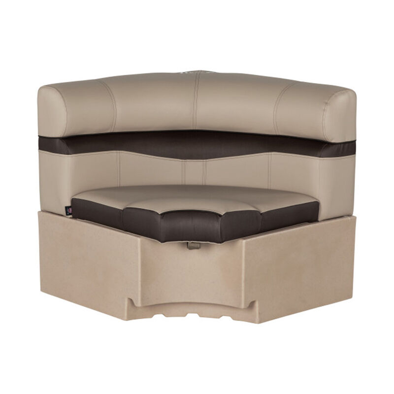 Lippert Rockport Series 32" Square Pontoon Corner Seat image number 2