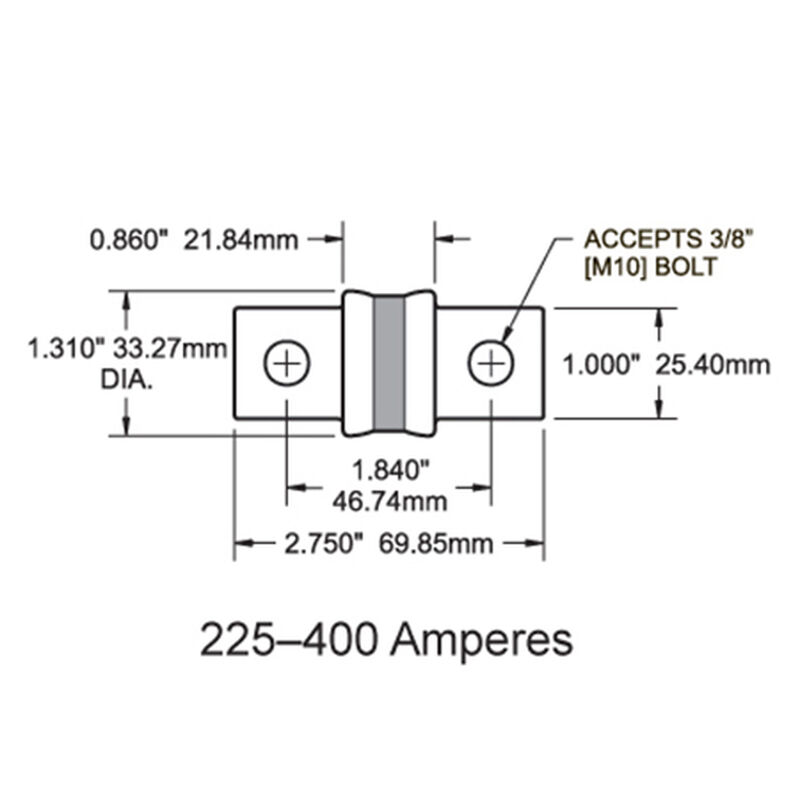 Blue Sea Class T Fuse, 400A image number 2