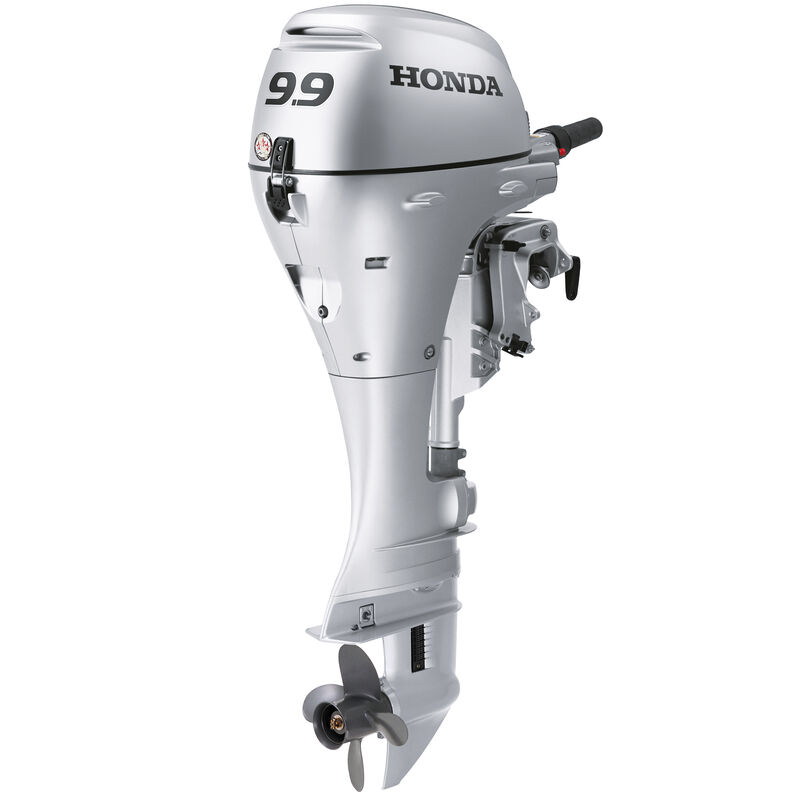 Honda BFP9.9 Power Thrust Portable OB, Electric Start 9.9HP 25" Shaft Power Tilt image number 1