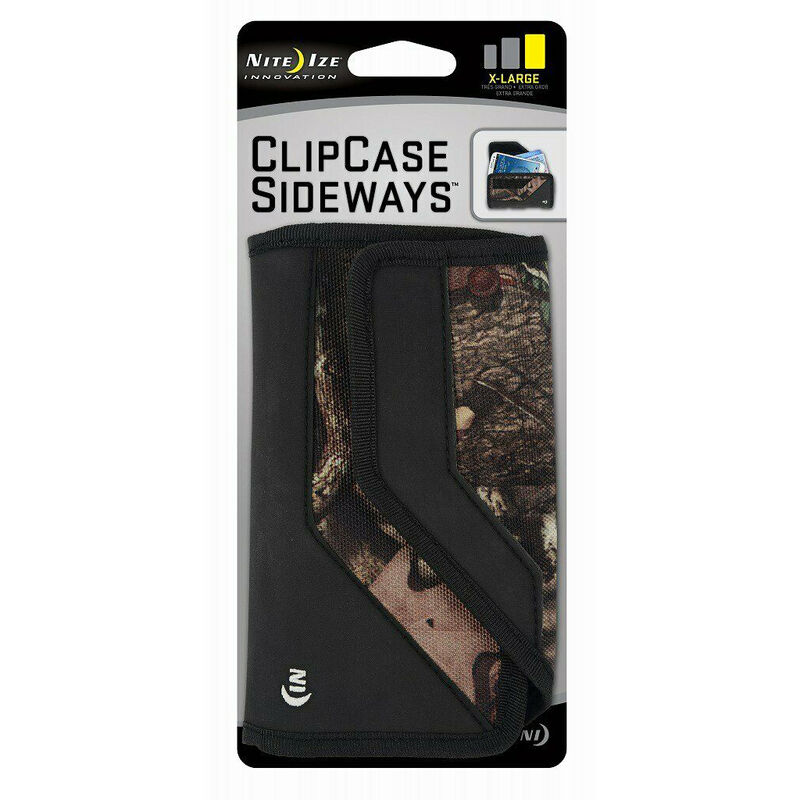 Nite Ize Clip Case Sideways Phone Holster XL, Mossy Oak Camo image number 2
