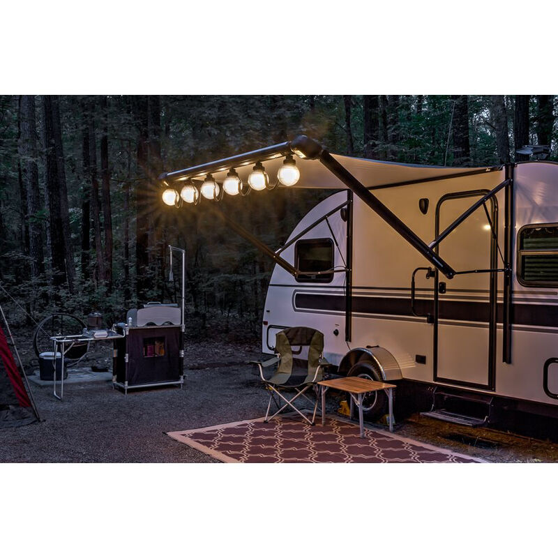 Camco Outdoor Bronze Globe Light Set image number 5