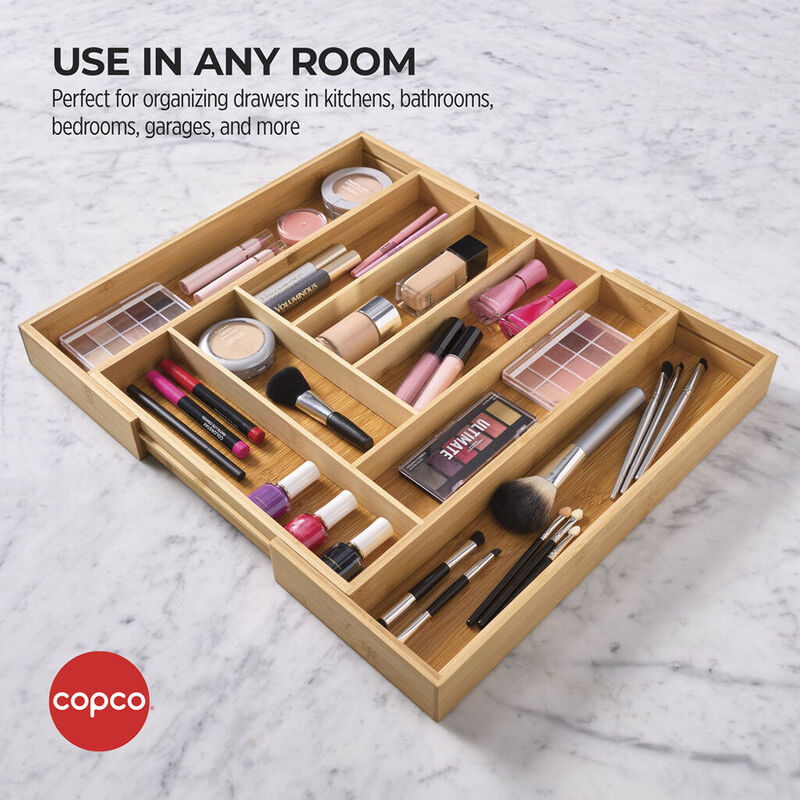Copco Bamboo Expandable Drawer Organizer for Flatware image number 4