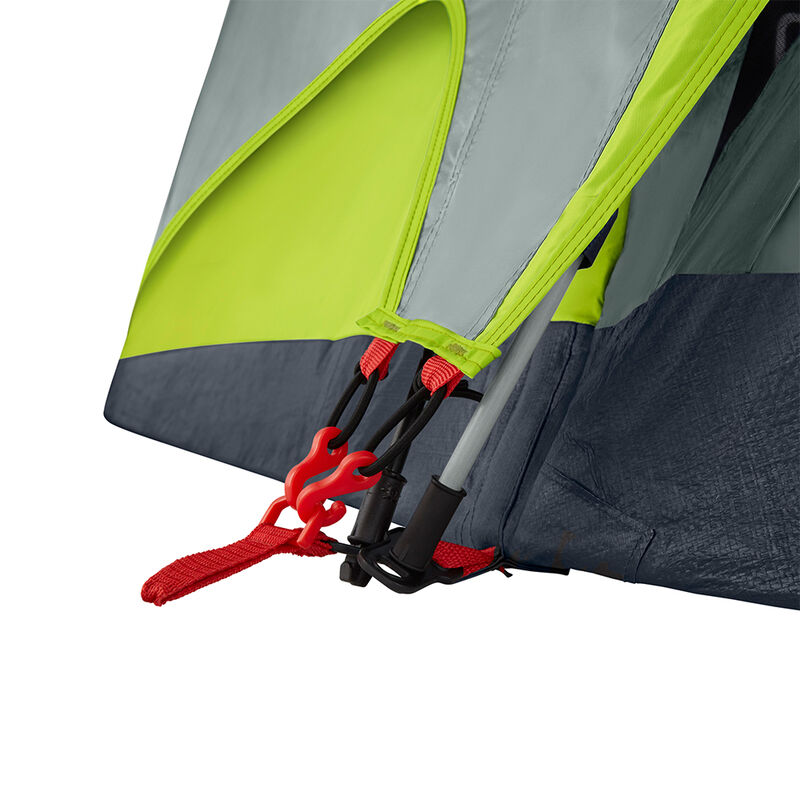 Coleman Skydome 6-Person Camping Tent With Screen Room, Rock Gray image number 4