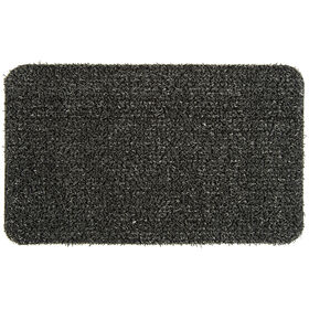 GrassWorx Clean Machine Flair Doormat, 18" x 30", Flint