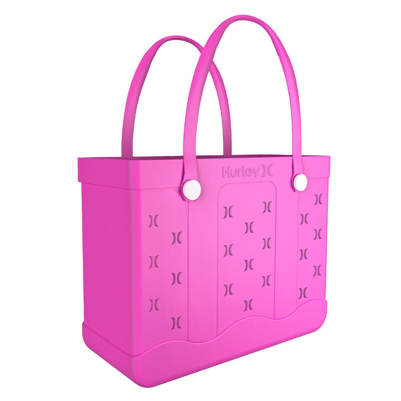 Hurley Large Beach Tote Bag - 19" | Neon Pink image number 1