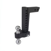 Trailer Valet Blackout Series 10,000 lbs Adjustable Drop Hitch with 2 inch and 2-5/16 inch Ball