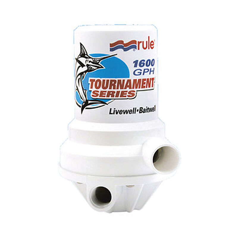 Rule Tournament Series Livewell Pump With Nylon Dual Port image number 1