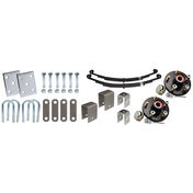 Tie-Down 1-3/4" Single Axle Installation Kit With Painted Hub