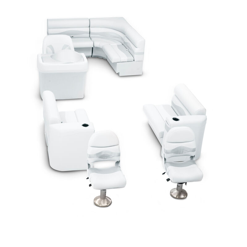 Taylor Made Platinum Series Pontoon Furniture Deluxe Fishing Set image number 1