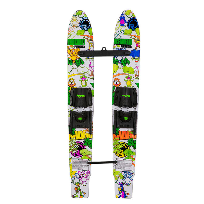 Radar Factory Blemish Firebolt Trainer Skis with Adjustable Child Horseshoe Bindings image number 2