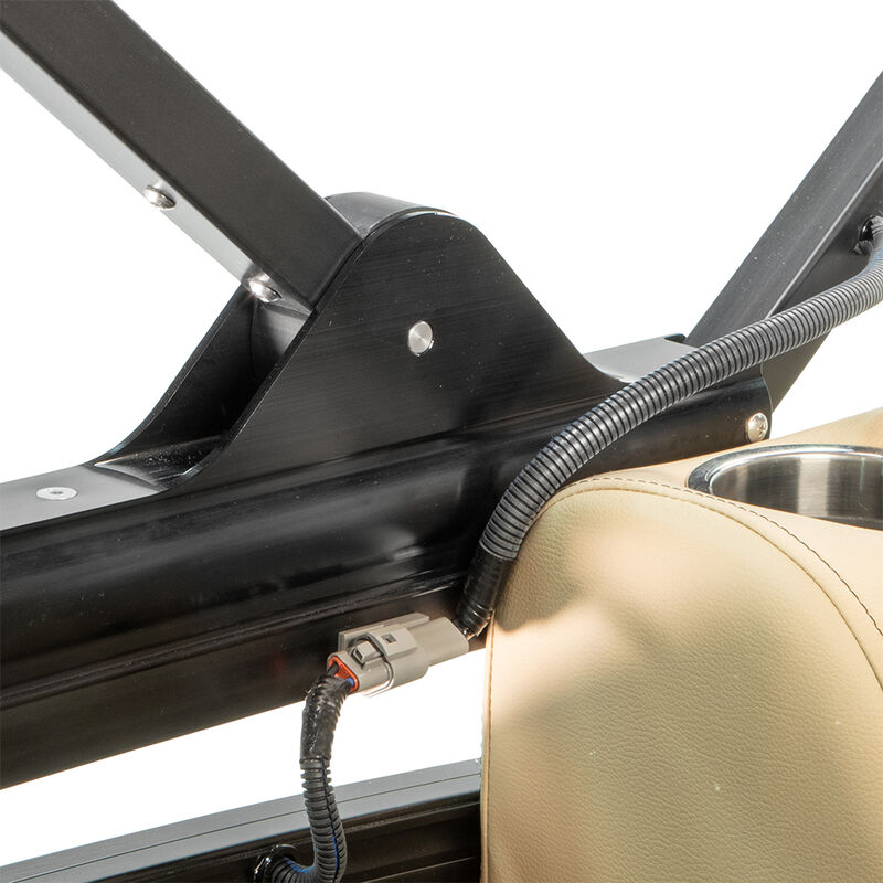 SureShade Power Automatic Bimini Top For Pontoon And Deck Boats w/Black Aluminum Frame image number 72