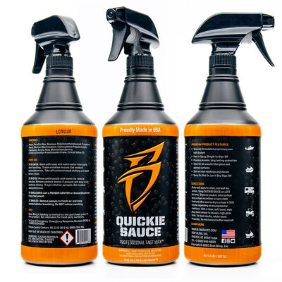 Boat Bling Quickie Sauce Spray Cleaner Wax, Quart