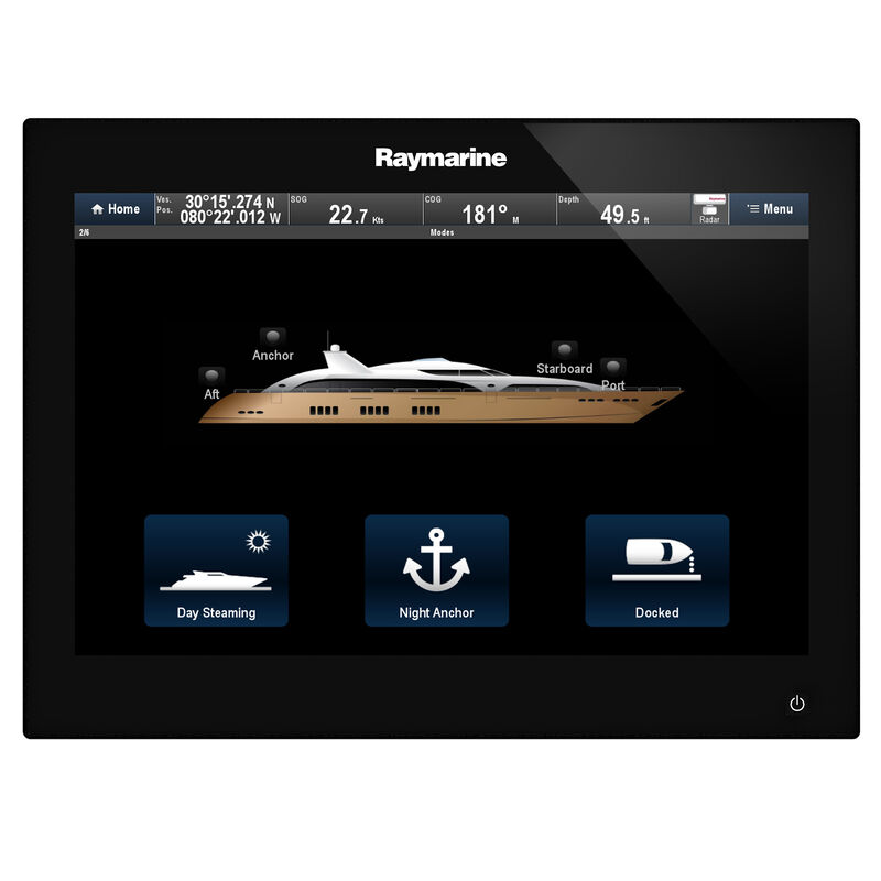 Raymarine gS165 15.4" Glass Bridge MFD With Inverted Display image number 6