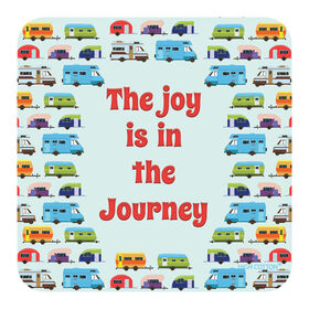 "Joy is in the Journey" Drink Coaster, each