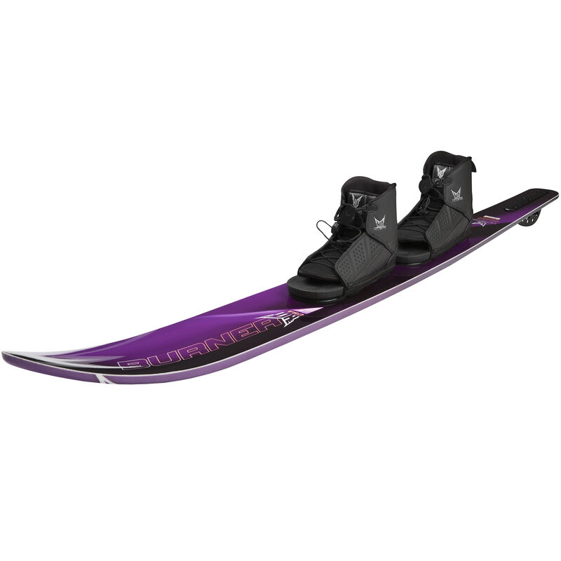 HO Women's Burner Slalom Waterski With Double Free-Max Bindings image number 1