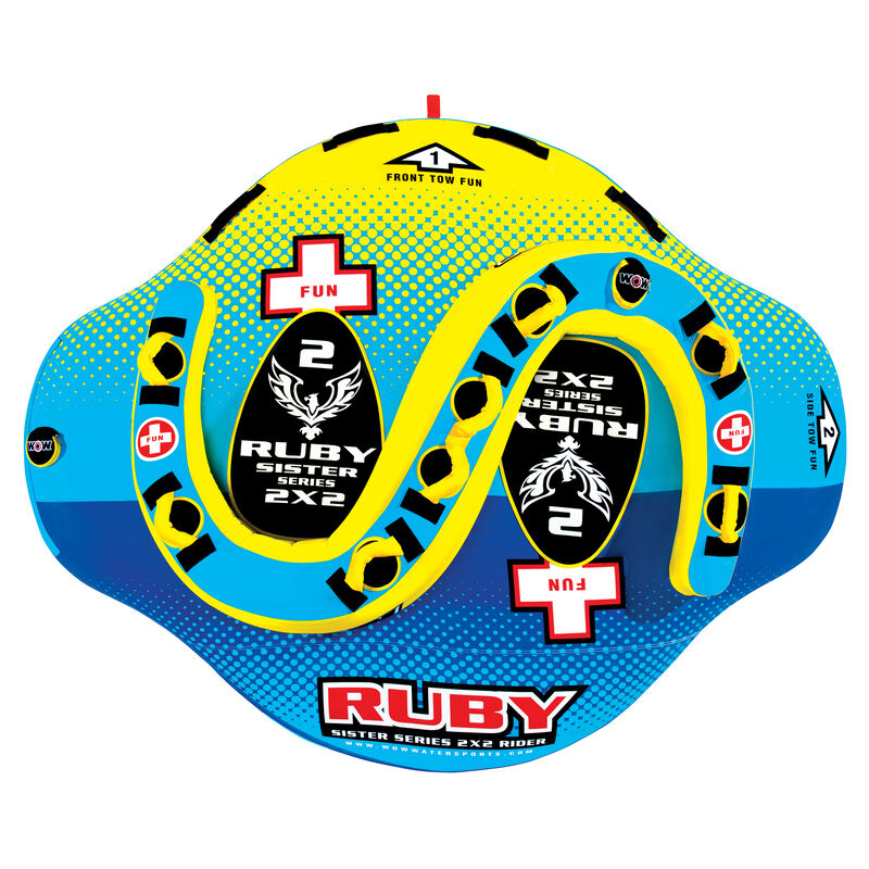 WOW Sister Ruby 2-Person Towable Tube image number 2