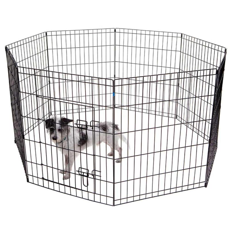 8 Panel Playpen for Small Dogs and Pets, 30&quot;H image number 2