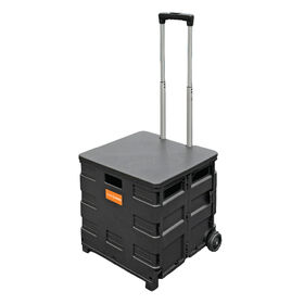 Venture Forward Folding Utility Cart - Black