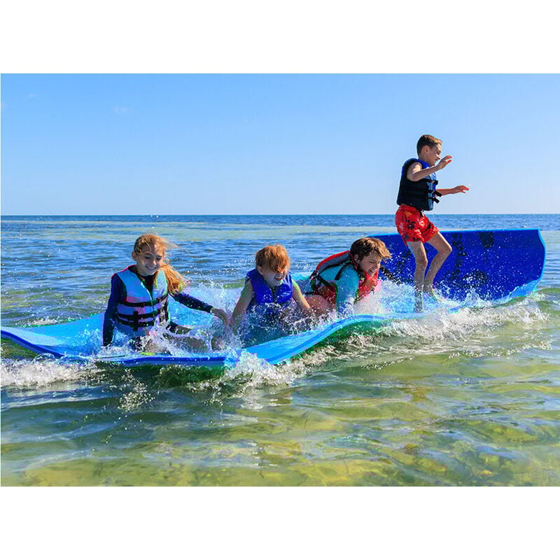 Overton's Splash Island, 18' x 6' x 1-3/8", Blue/Seafoam image number 2