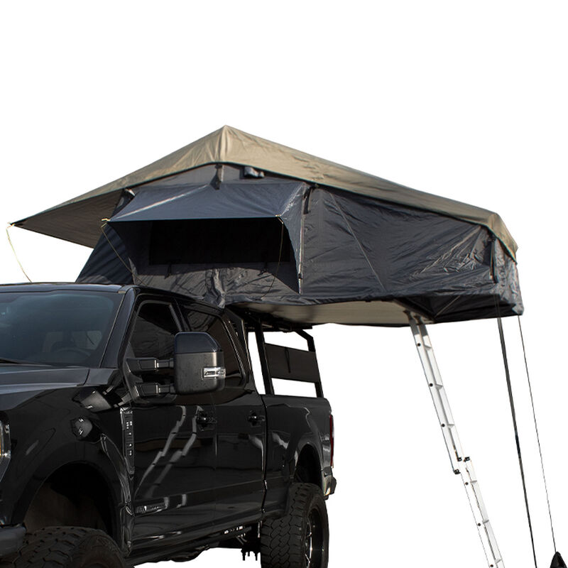 Nomadic 4 Extended Roof Top Tent, Dark Gray and Green image number 1