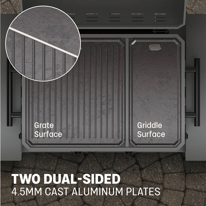 TYTUS Emberwood Electric Tabletop Grill and Griddle image number 13