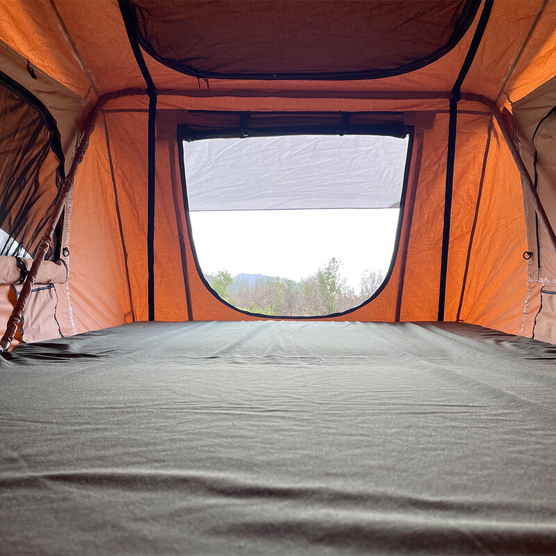 Trustmade Wanderer Softshell Rooftop Tent, Beige / Orange image number 3