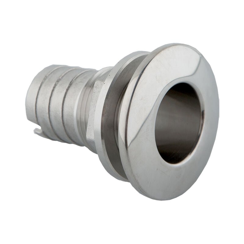 Whitecap Thru-Hull Fitting with Barb, 1-1/8" Hose, 2-1/2" Overall image number 3
