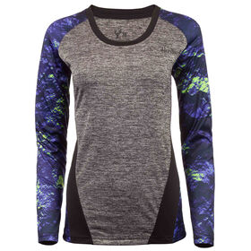 Huntworth Women's Heather Long-Sleeve Performance Tee