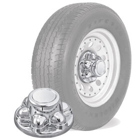 Phoenix QuickTrim ABS Trailer Hub Cover, 5-Lug Cover, chrome