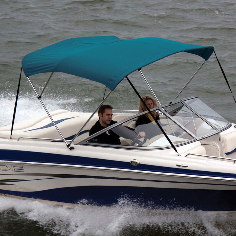 Shademate Bimini Top Polyester Fabric and Boot Only, 3-Bow 6'L, 36"H, 54"-60"W image number 5