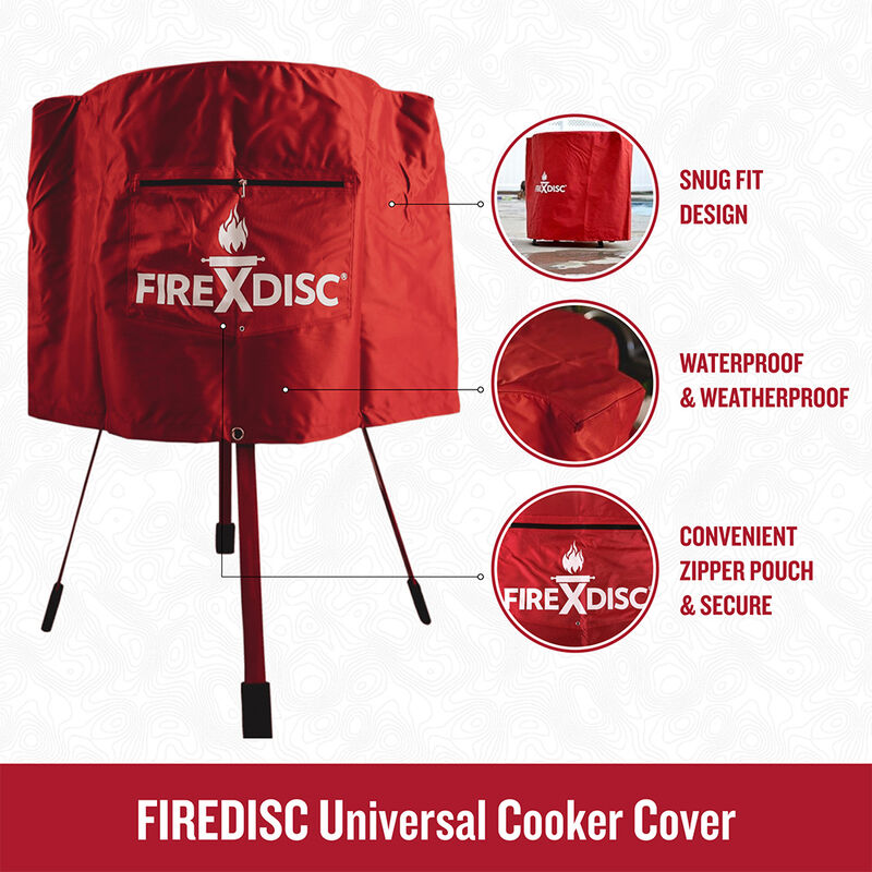 FIREDISC Universal Portable Cooker Cover in Fireman Red image number 5