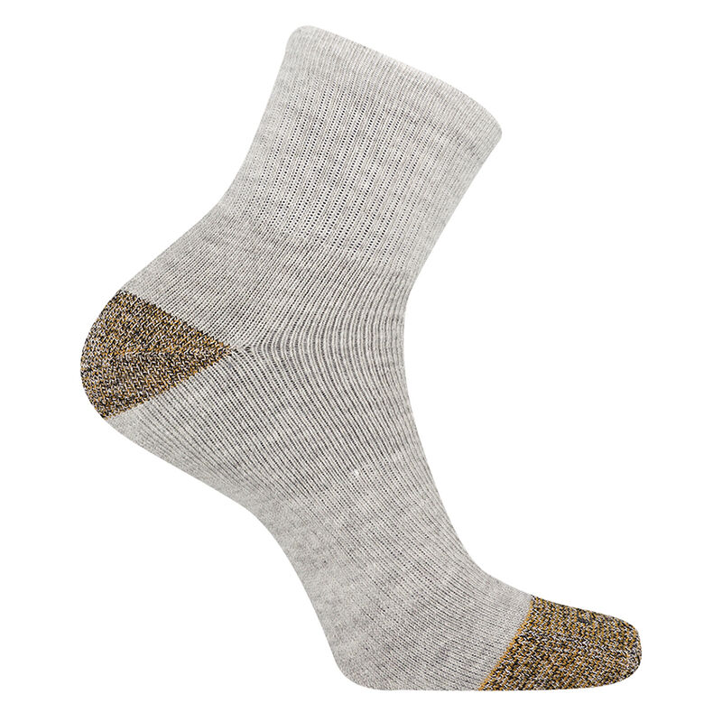 Carhartt Men's Steel Toe Quarter Socks, 6-Pack image number 2