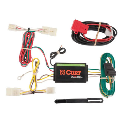CURT 56165 Custom Wiring Harness, 4-Way Flat, Select Toyota RAV4